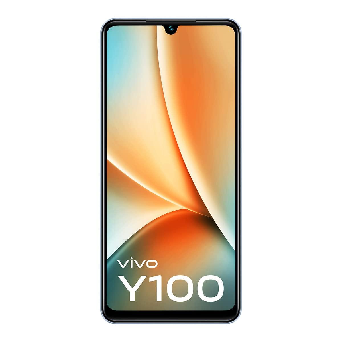 (Refurbished) Vivo Y100 5G (Pacific Blue, 8GB RAM, 128GB Storage) with No Cost EMI/Additional Exchange Offers - Triveni World