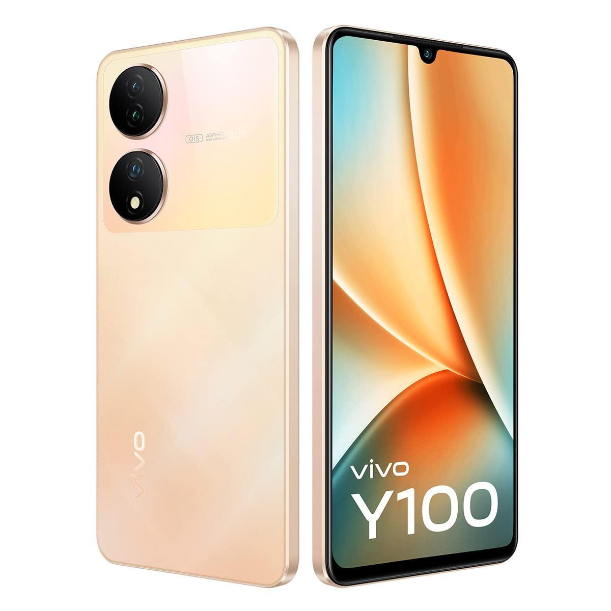 (Refurbished) Vivo Y100 5G (Twilight Gold, 8GB RAM, 128GB Storage) with No Cost EMI/Additional Exchange Offers - Triveni World