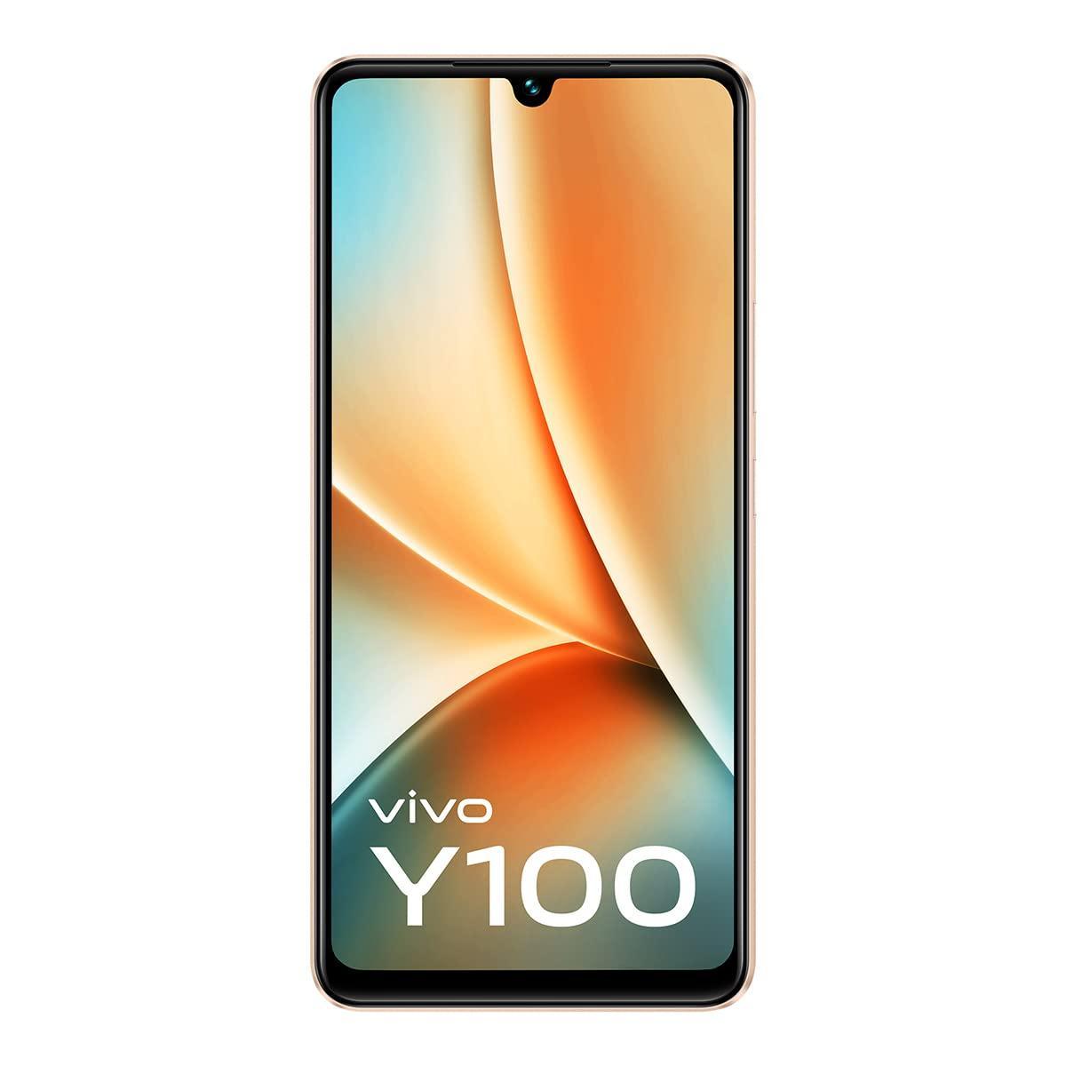 (Refurbished) Vivo Y100 5G (Twilight Gold, 8GB RAM, 128GB Storage) with No Cost EMI/Additional Exchange Offers - Triveni World