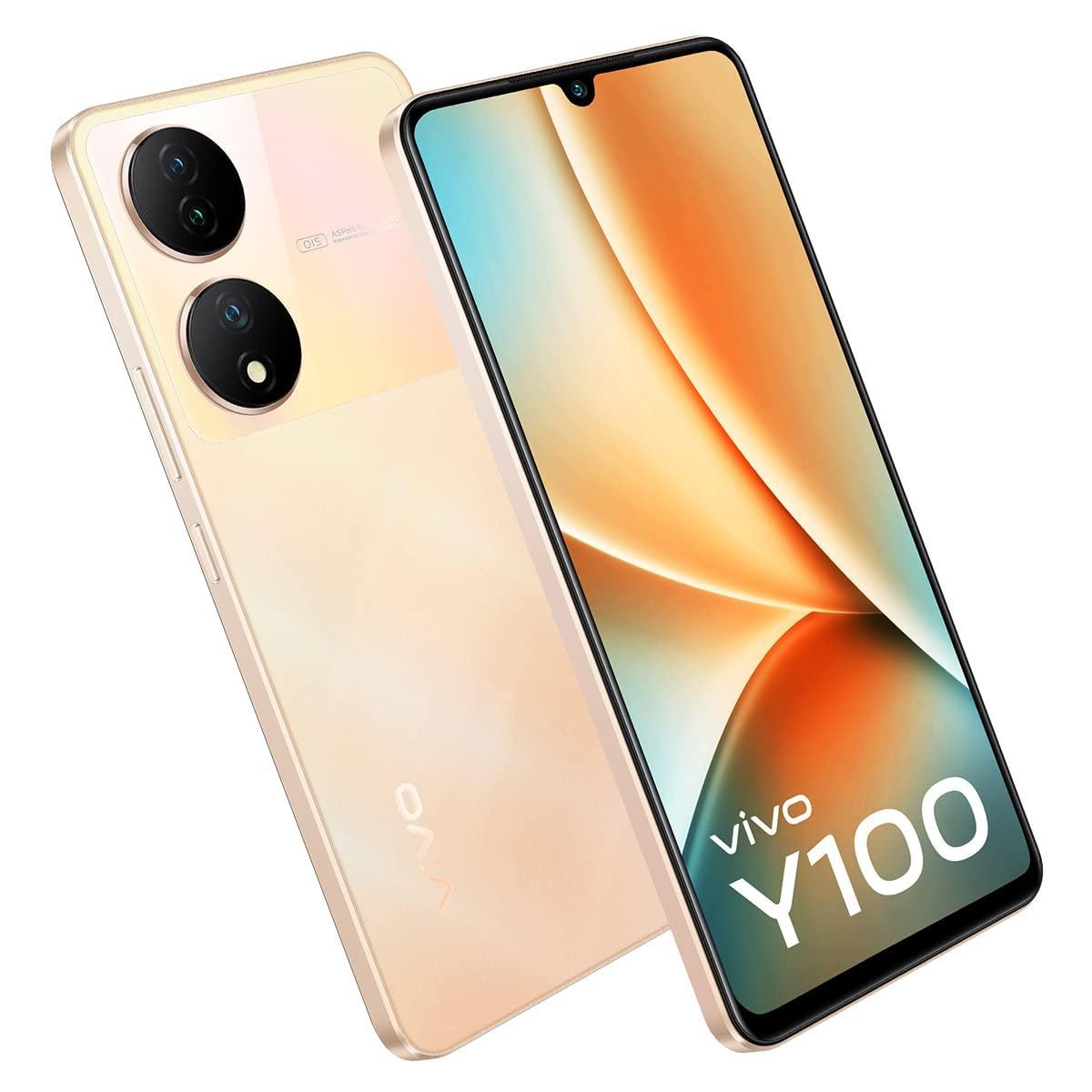 (Refurbished) Vivo Y100 5G (Twilight Gold, 8GB RAM, 128GB Storage) with No Cost EMI/Additional Exchange Offers - Triveni World