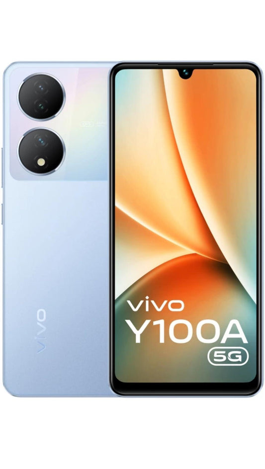 (Refurbished) Vivo Y100A 5G (Pacific Blue, 8GB RAM, 128GB Storage) - Triveni World