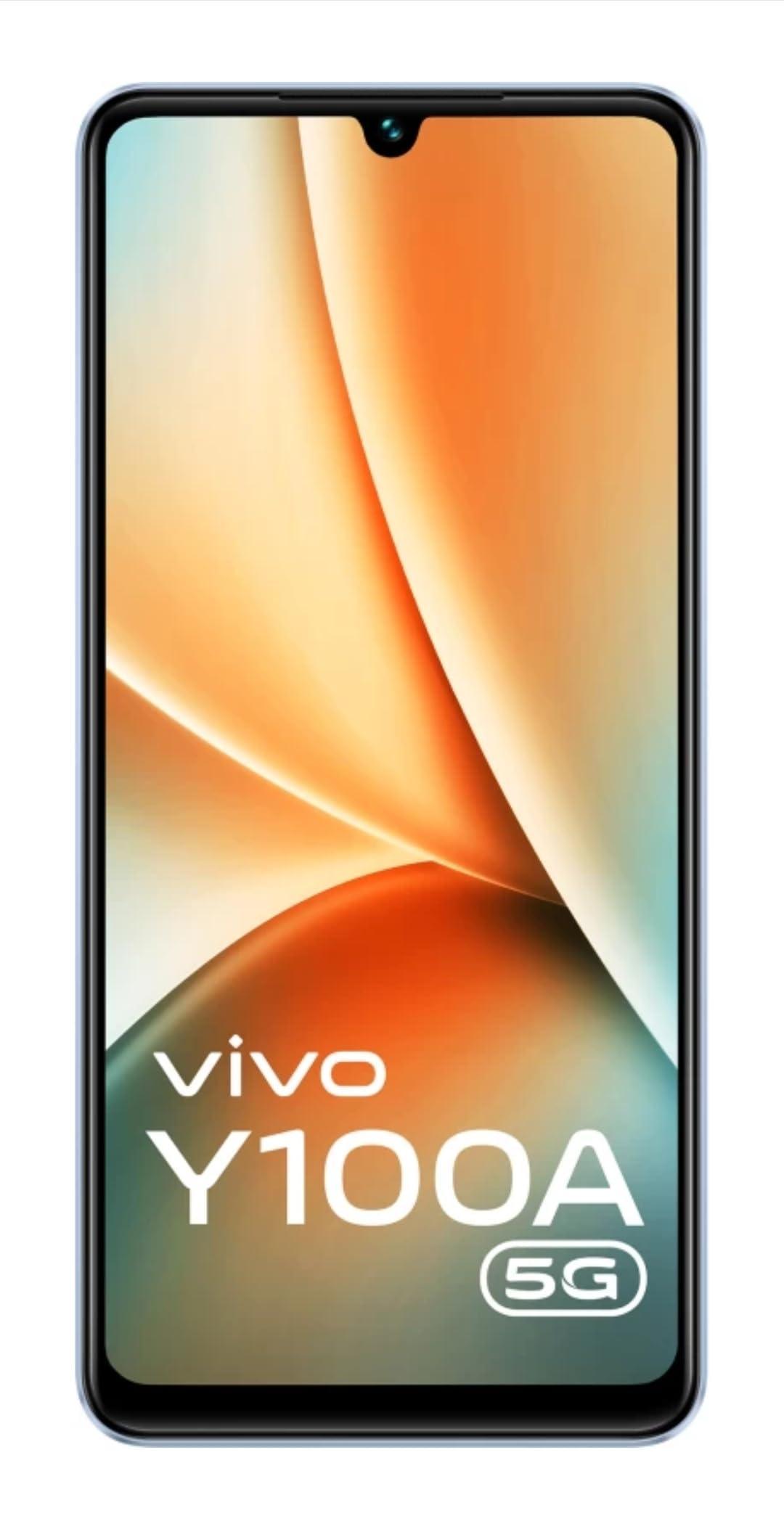 (Refurbished) Vivo Y100A 5G (Pacific Blue, 8GB RAM, 128GB Storage) - Triveni World