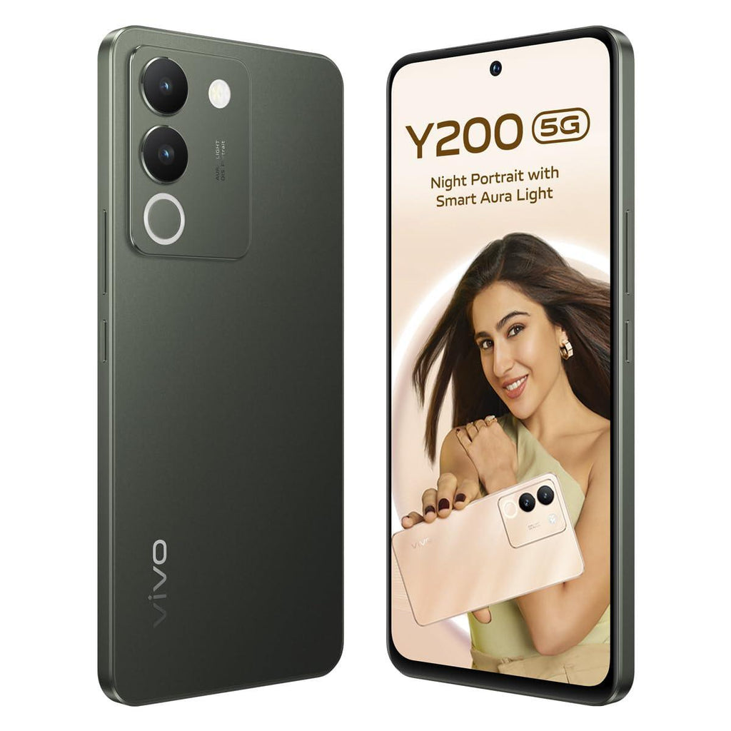 (Refurbished) Vivo Y200 5G Mobile (Jungle Green, 8GB RAM, 256GB Storage) with No Cost EMI/Additional Exchange Offers - Triveni World