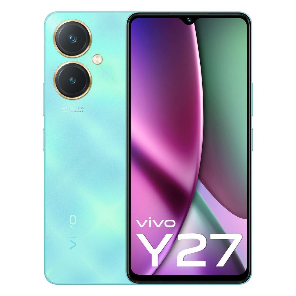 (Refurbished) vivo Y27 (Sea Blue, 6GB RAM, 128GB Storage) with No Cost EMI/Additional Exchange Offers - Triveni World