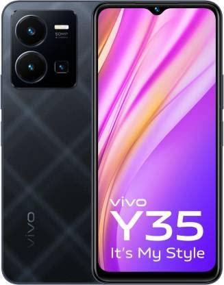 (Refurbished) Vivo Y35 (Agate Black, 8GB RAM, 128GB Storage) with No Cost EMI/Additional Exchange Offers - Triveni World