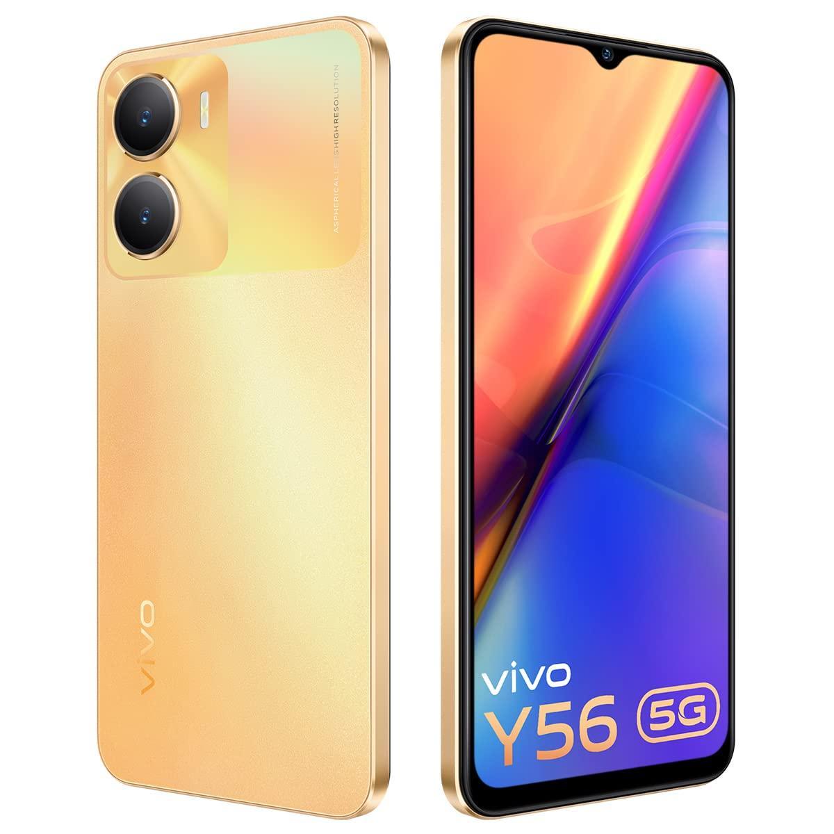 (Refurbished) Vivo Y56 5G (Orange Shimmer, 8GB RAM, 128GB Storage) with No Cost EMI/Additional Exchange Offers - Triveni World