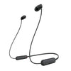 (Renewed) Sony WI-C100 Wireless Earphones with 25 Hrs Battery, Quick Charge, DSEE-Upscale, Splash Proof (IPX4), 360RA, Clear Bass, Fast Pair, in-Ear Bluetooth Headset with mic (Black) - Triveni World