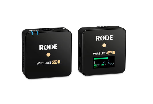 Rode Wireless GO II Single Channel Wireless Microphone System, Black (Model Number : Wireless Go II Single) - Triveni World