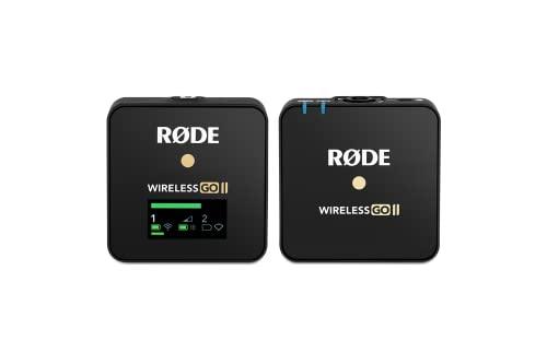 Rode Wireless GO II Single Channel Wireless Microphone System, Black (Model Number : Wireless Go II Single) - Triveni World