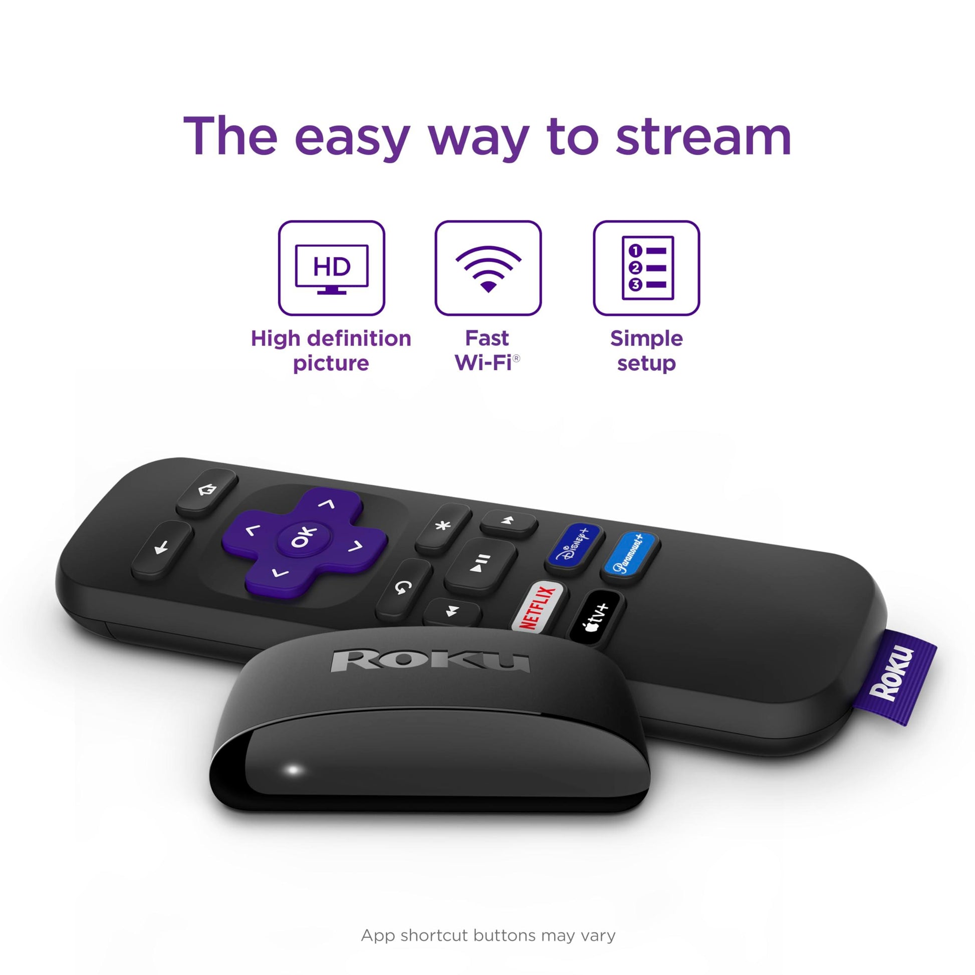 Roku Express | HD Roku Streaming Device with Standard Remote (no TV Controls), Free & Live TV - Triveni World