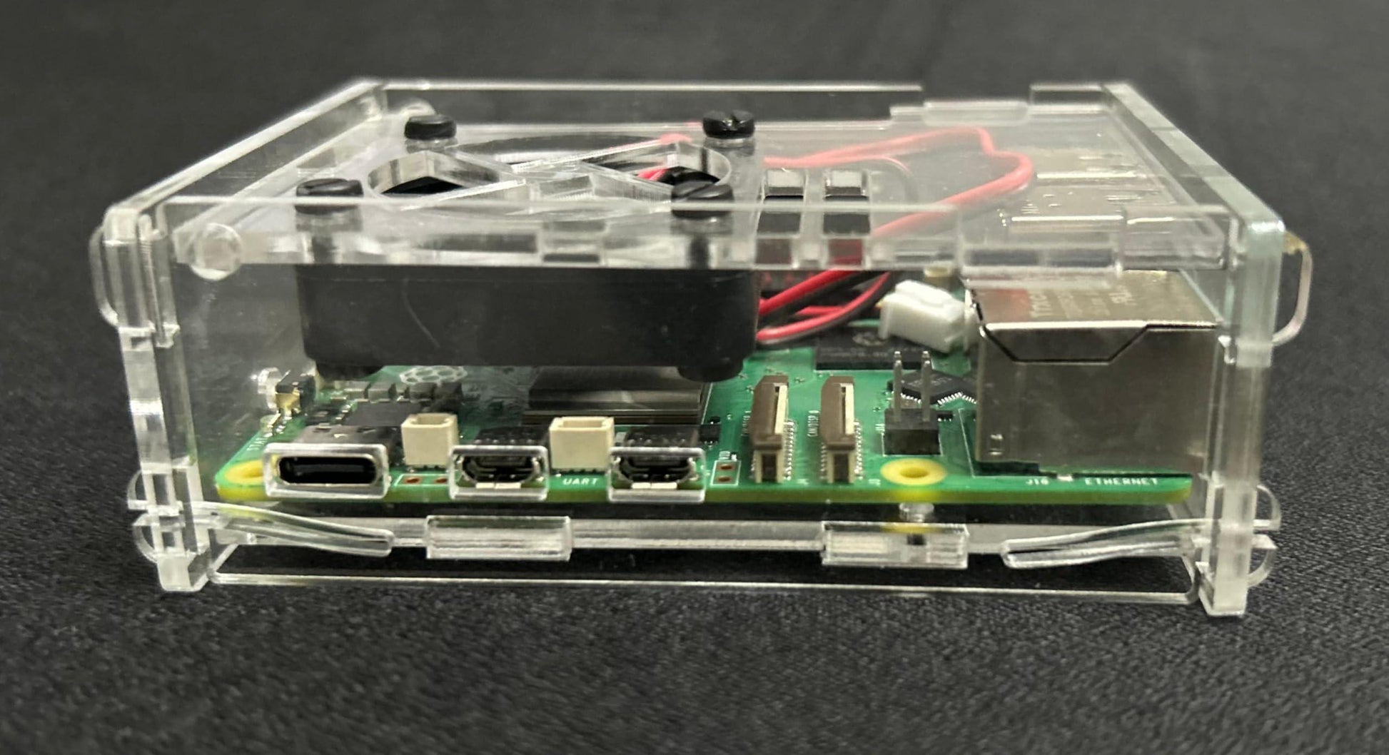 Rpi shop - Acrylic Case for Raspberry Pi 5, with Fan and Heatsinks Compatible with Raspberry Pi 5 4GB/8GB - Triveni World