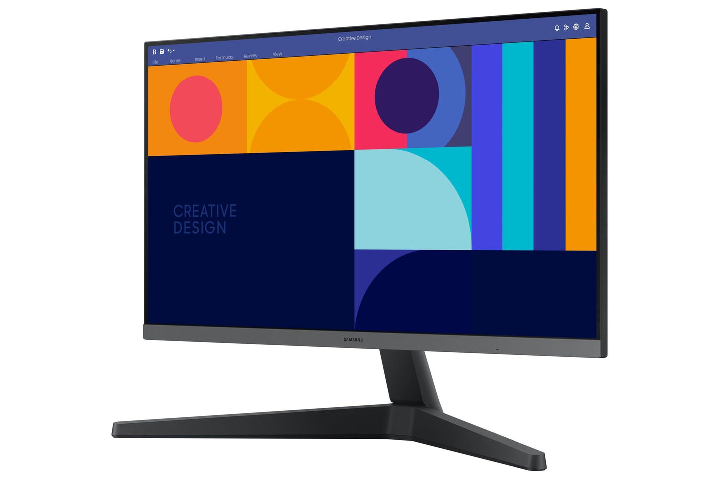 Samsung 24-inch (60.46cm) FHD, IPS, 100 Hz, 1920 x 1080 Flat Monitor, Bezel Less Design, AMD FreeSync, Flicker Free, HDMI, Display Port (LS24C330GAWXXL, Black) - Triveni World