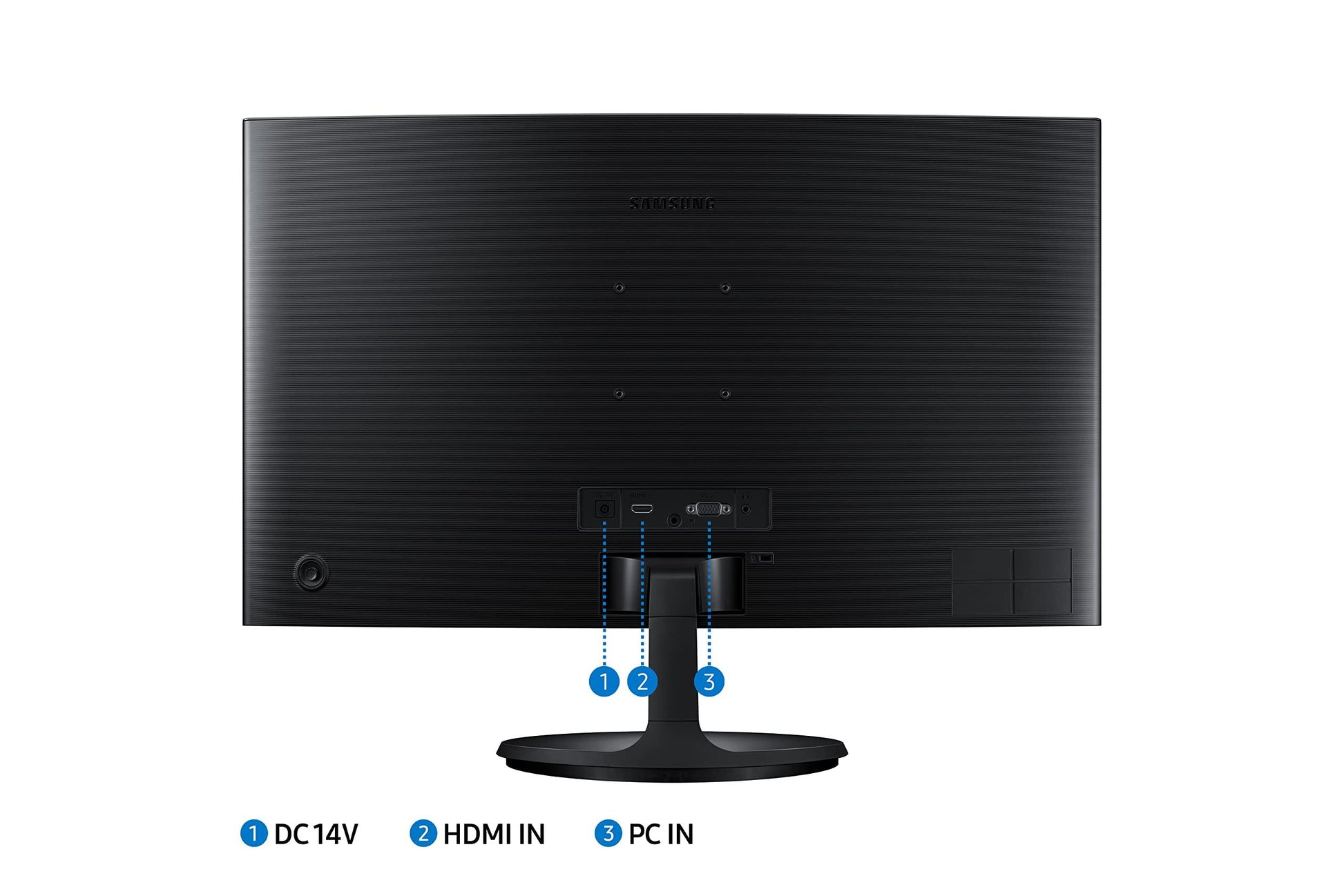 Samsung 27-Inch(68.5Cm) FHD, 1800R Curved 1,920 X 1,080 LCD Monitor, 75Hz, VA Panel, Slim Design, AMD Freesync, Flicker Free, HDMI, Audio Port (LS27C360EAWXXL, Black) - Triveni World