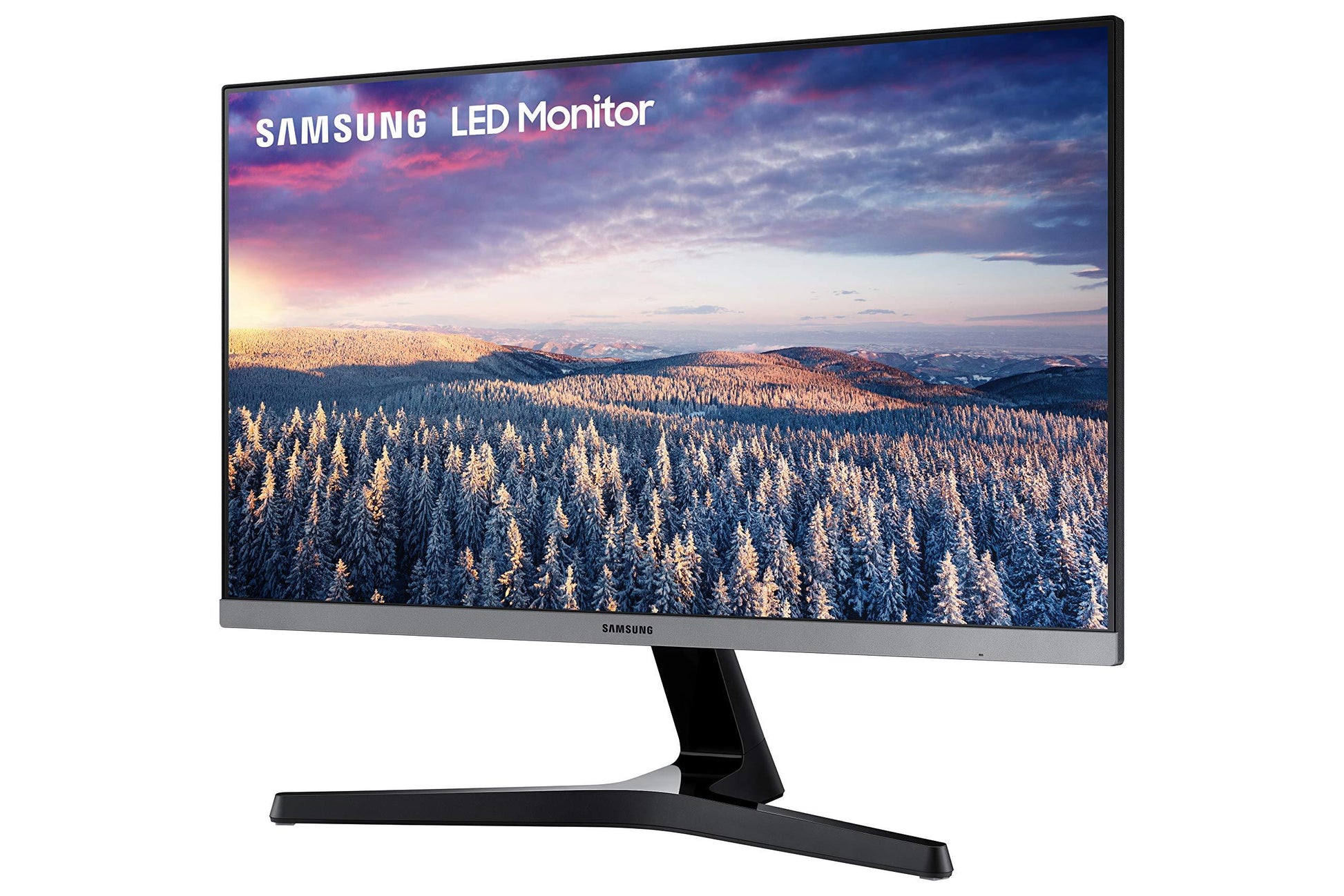 Samsung 27-inch(68.6cm) FHD 1920 x 1080 PixelsMonitor, IPS, 75 Hz, Bezel Less Design, AMD FreeSync, Flicker Free, HDMI, D-sub, (LS27R354FHWXXL, Dark Blue Gray) - Triveni World