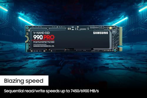 Samsung 990 PRO SSD 2TB PCIe 4.0 M.2 Internal Solid State Drive, Fastest Speed for Gaming, Heat Control, Direct Storage and Memory Expansion for Video Editing, Heavy Graphics, MZ-V9P2T0BW - Triveni World