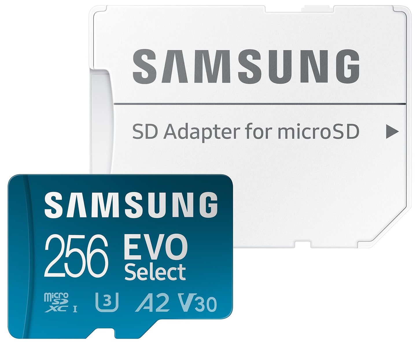 SAMSUNG EVO Select Micro SD-Memory-Card + Adapter, 256GB microSDXC 130MB/s Full HD & 4K UHD, UHS-I, U3, A2, V30, Expanded Storage for Android Smartphones, Tablets, Nintendo-Switch (MB-ME256KA/AM) - Triveni World