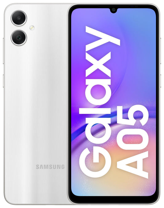 Samsung Galaxy A05 (Silver, 4GB, 64GB Storage) | 50 MP Main Camera | Upto 8GB RAM with RAM Plus | MediaTek Helio G85 | 5000 mAh Battery - Triveni World