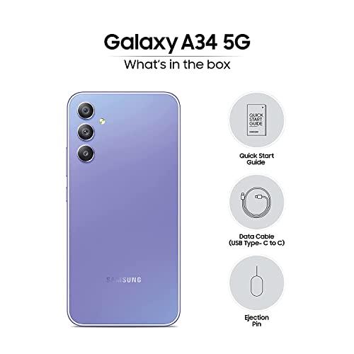 Samsung Galaxy A34 5G (Awesome Violet, 8GB, 128GB Storage) Without Offer - Triveni World