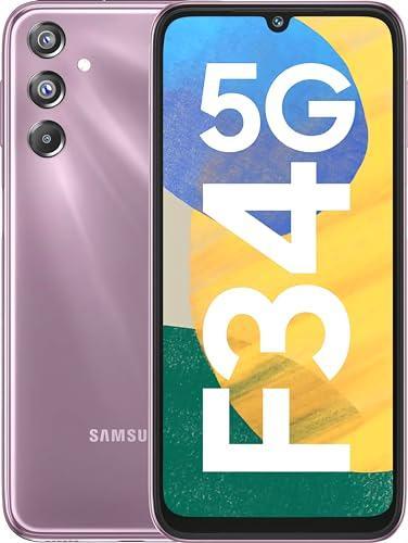 Samsung Galaxy F34 5G (Orchid Violet, 6 GB RAM, 128 GB Storage) | 50 MP No Shake Camera | Auto Night Mode | 120 Hz AMOLED Display | 4K Videos | 6000 mAh Large Battery | Dolby Atmos | Gorilla Glass 5 - Triveni World