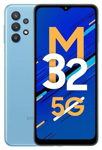 Samsung Galaxy M32 5G (Sky Blue, 6GB RAM, 128GB Storage) | Dimensity 720 Processor | 5000mAh Battery| Knox Security - Triveni World