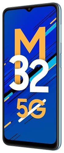 Samsung Galaxy M32 5G (Sky Blue, 6GB RAM, 128GB Storage) | Dimensity 720 Processor | 5000mAh Battery| Knox Security - Triveni World