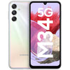 Samsung Galaxy M34 5G (Prism Silver,6GB,128GB)|120Hz sAMOLED Display|50MP Triple No Shake Cam|6000 mAh Battery|4 Gen OS Upgrade & 5 Year Security Update|12GB RAM with RAM+|Android 13|Without Charger - Triveni World