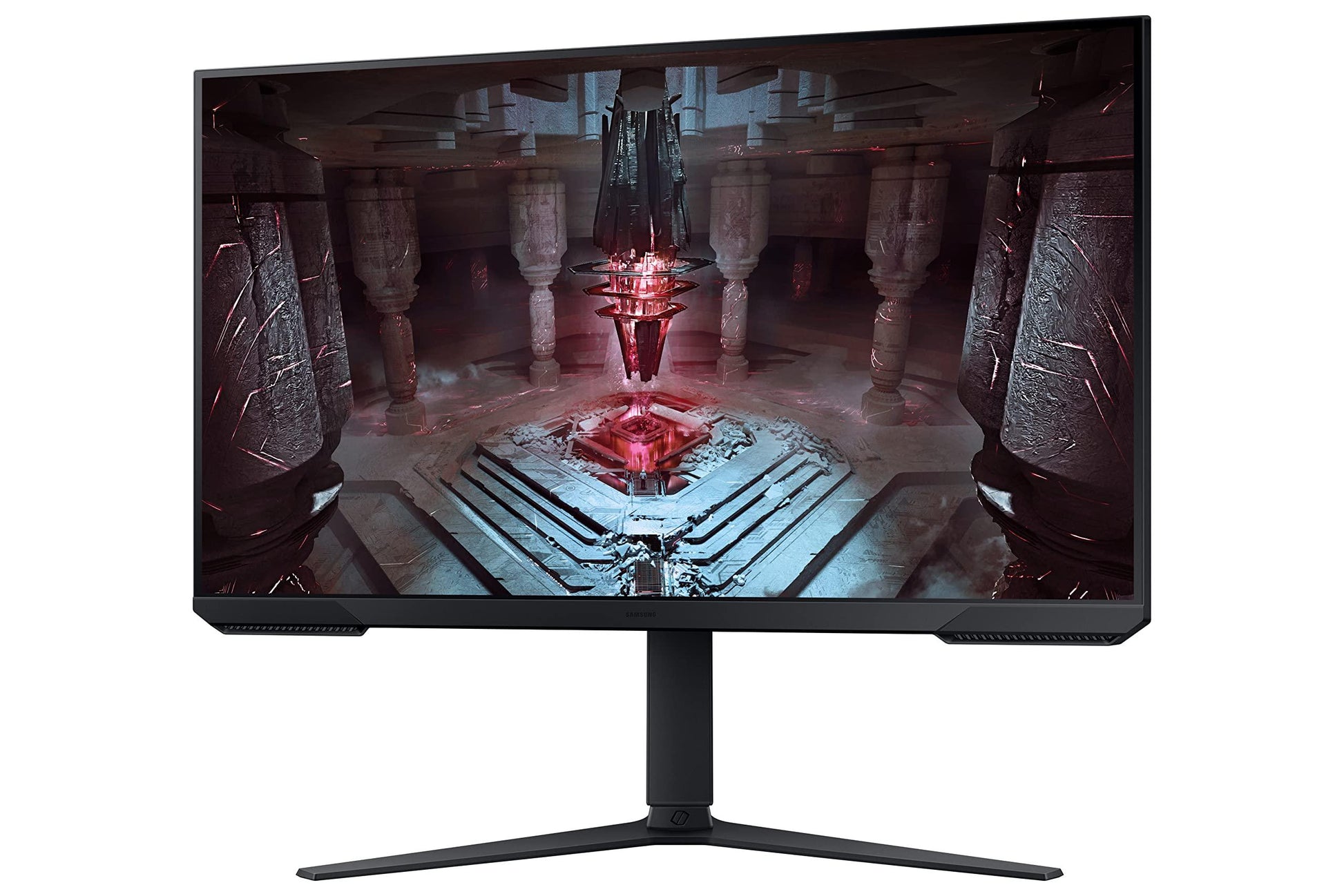 Samsung Odyssey G5 Gaming Monitor 80cm (32") QHD 2560 X 1440, 165 Hz, 1ms(MPRT), HDR10, AMD Freesync, DP, HDMI, Height, Tilt, Pivot Adjust Stand, Bezel Less, Eye-Saver, LS32CG510EWXXL, Black - Triveni World