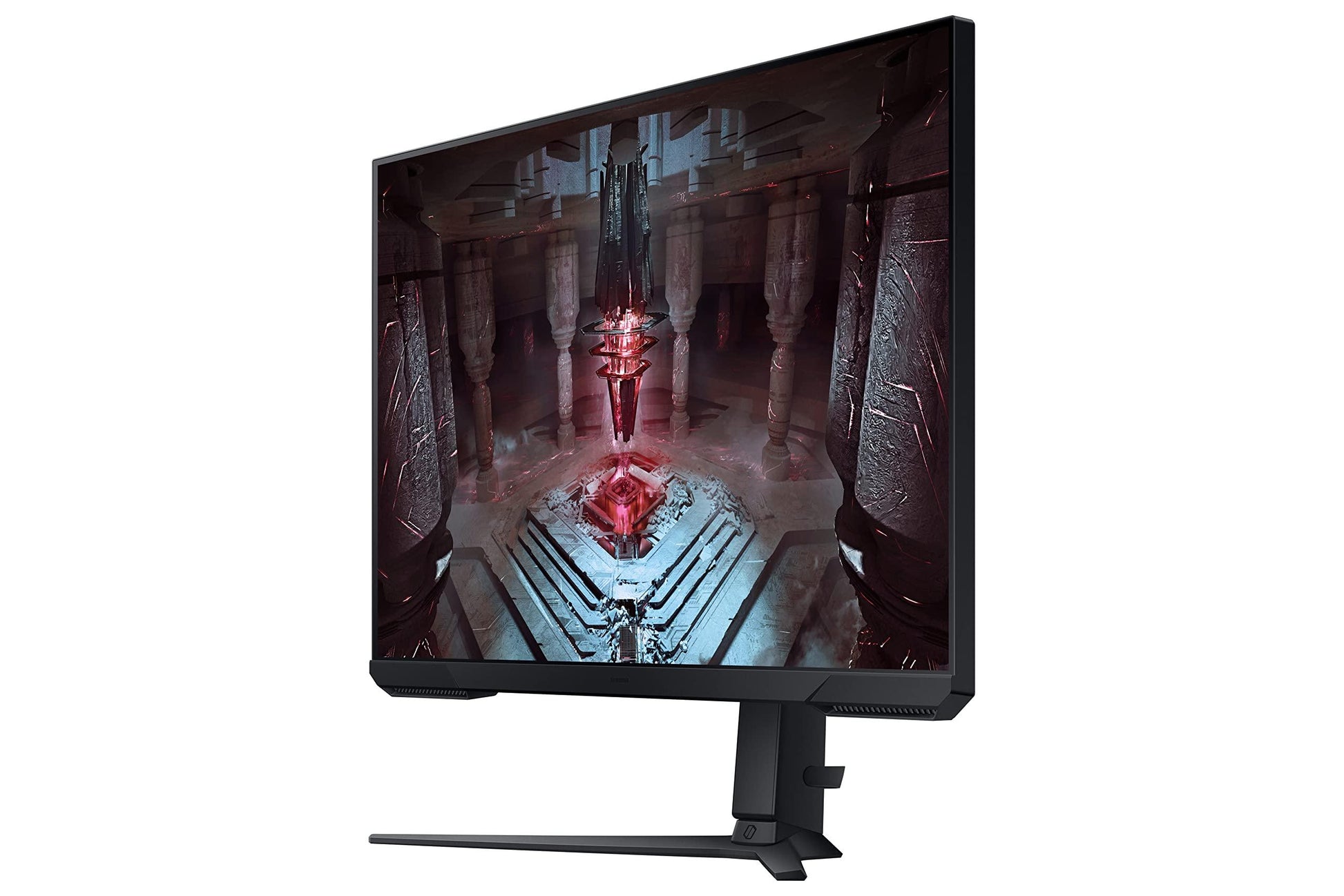 Samsung Odyssey G5 Gaming Monitor 80cm (32") QHD 2560 X 1440, 165 Hz, 1ms(MPRT), HDR10, AMD Freesync, DP, HDMI, Height, Tilt, Pivot Adjust Stand, Bezel Less, Eye-Saver, LS32CG510EWXXL, Black - Triveni World