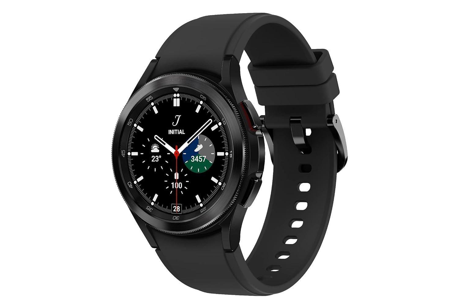 Samsung (Refurbished) Galaxy Watch4 Classic Bluetooth(4.6cm, Black, Compatible with Android only) - Triveni World