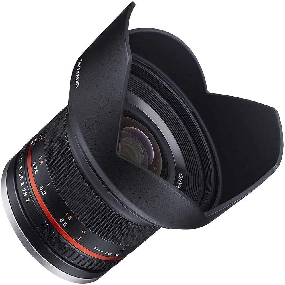 Samyang 12mm F2.0 NCS CS Photo Manual Camera Lens for Sony E Mount (Black) - Triveni World