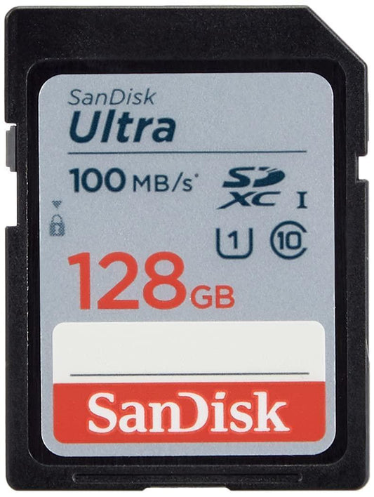 SanDisk 128GB Ultra SDXC UHS-I Memory Card - 100MB/s, C10, U1, Full HD, SD Card - SDSDUNR-128G-GN6IN - Triveni World