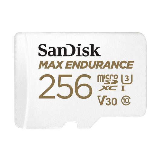 SanDisk 256GB MAX Endurance microSDHC™ Card with Adapter for 4K Video on Dashcams and Video Surveillance Cameras - Triveni World