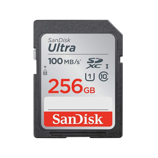 SanDisk 256GB Ultra SDXC UHS-I Memory Card - 100MB/s, C10, U1, Full HD, SD Card - SDSDUNR-256G-GN6IN - Triveni World