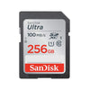 SanDisk 256GB Ultra SDXC UHS-I Memory Card - 100MB/s, C10, U1, Full HD, SD Card - SDSDUNR-256G-GN6IN - Triveni World