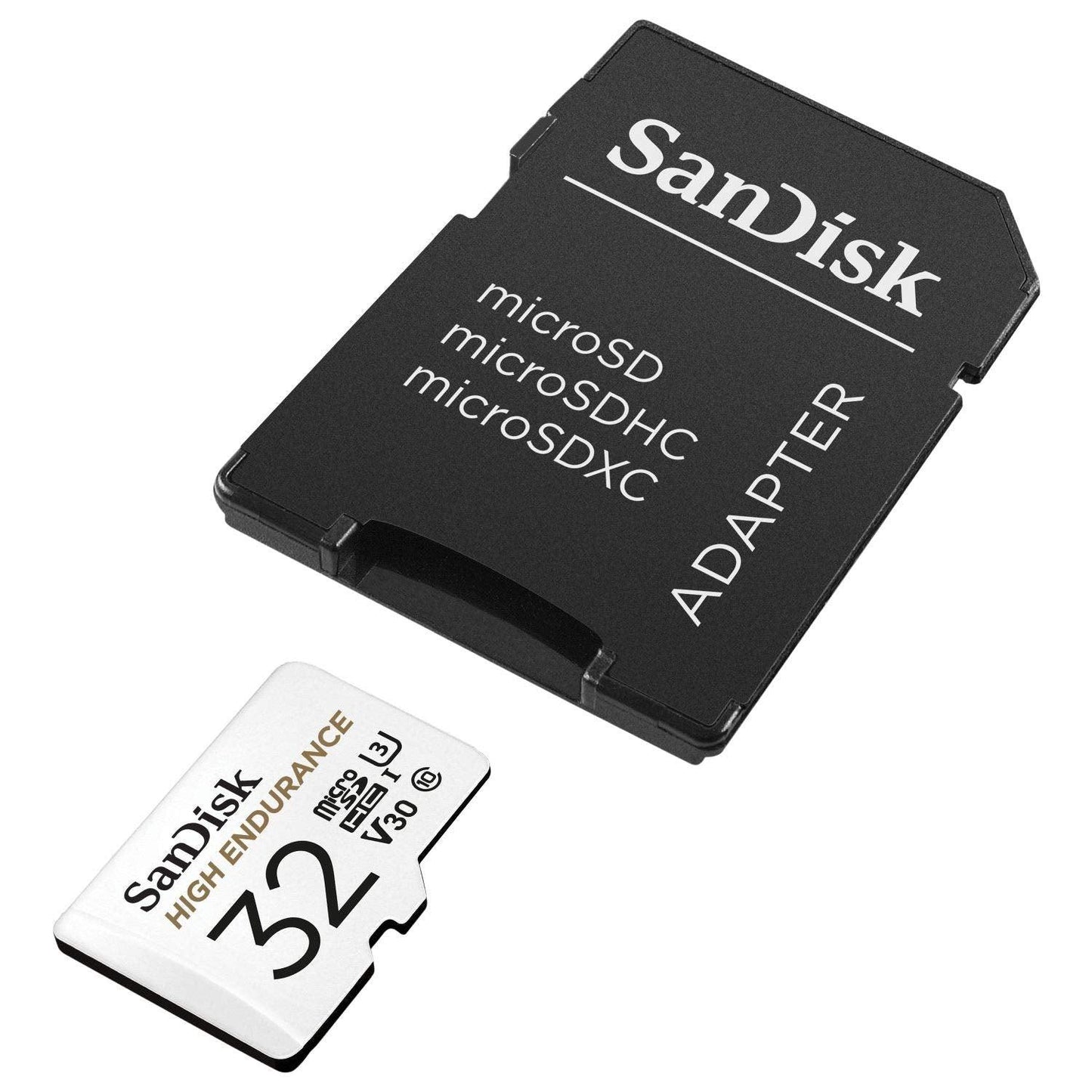 SanDisk 32GB High Endurance Video MicroSDHC Card with Adapter for Dash Cam and Home Monitoring Surveillance Systems - C10, U3, V30, 4K UHD, Micro SD Card - SDSQQNR-032G-GN6IA - Triveni World