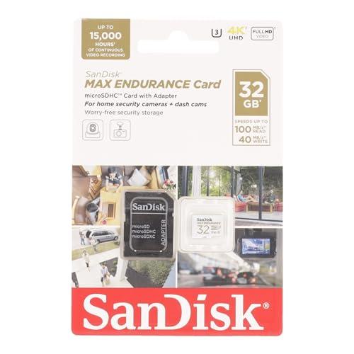 SanDisk 32GB MAX Endurance microSDHC™ Card with Adapter for 4K Video on Dashcams and Video Surveillance Cameras - Triveni World