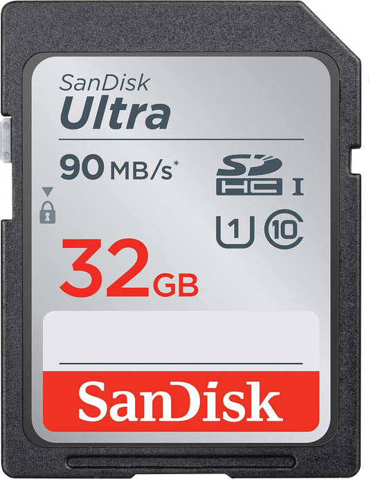 SanDisk 32GB Ultra SDHC UHS-I Memory Card - 90MB/s, C10, U1, Full HD, SD Card - SDSDUNR-032G-GN6IN - Triveni World