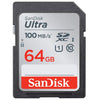 SanDisk 64GB Ultra SDXC UHS-I Memory Card - 100MB/s, C10, U1, Full HD, SD Card - SDSDUNR-064G-GN6IN - Triveni World