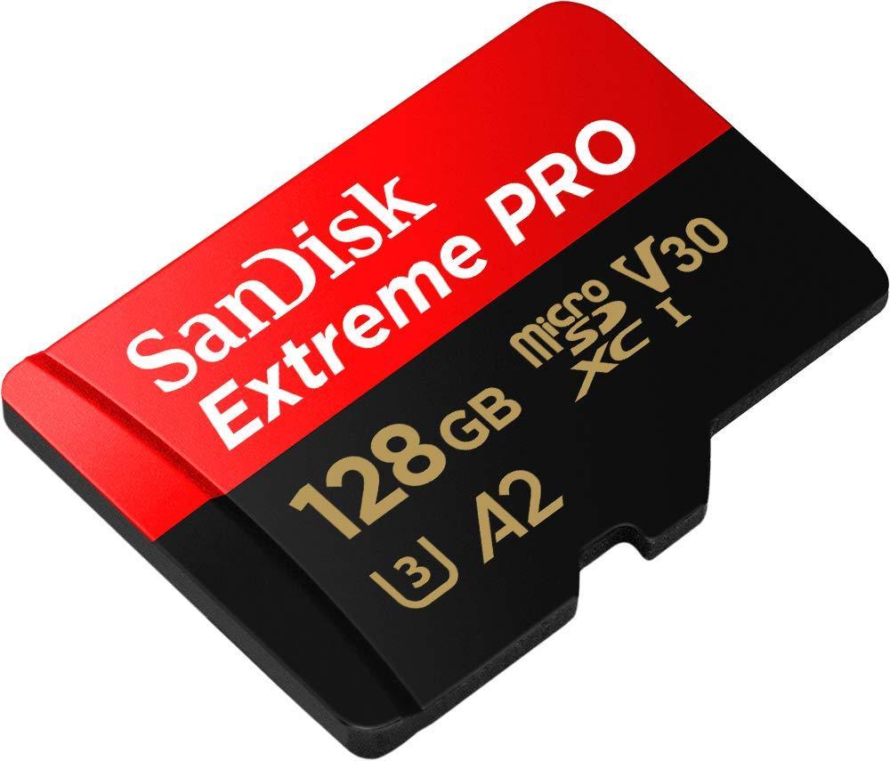 SanDisk Extreme Pro 128GB microSDXC UHS-I, V30, 200MB/s Read, 90MB/s Write, Memory Card for 4K Video on Smartphones, Action Cams and Drones - Triveni World