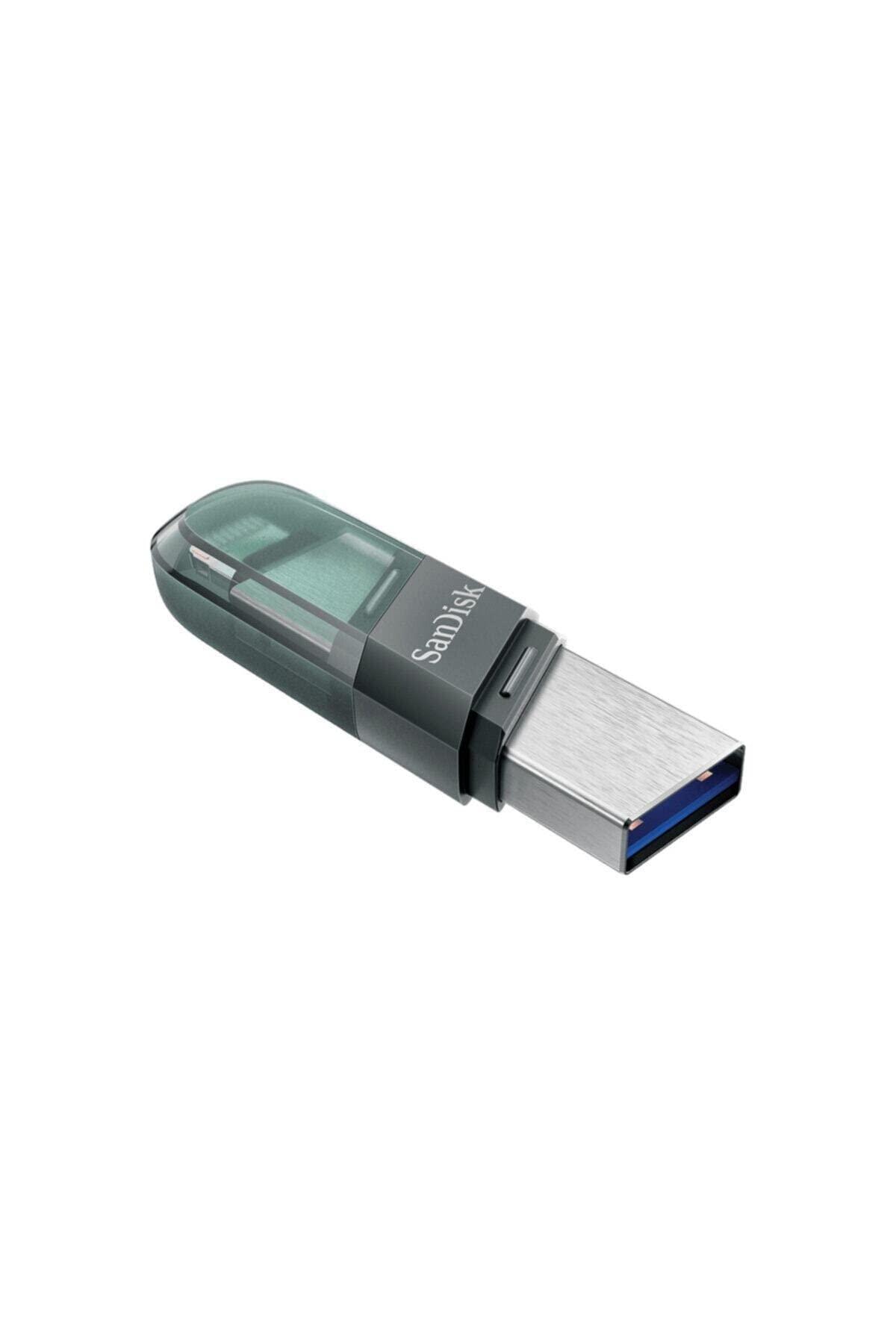 SanDisk iXpand USB 3.0 Flash Drive Flip 128GB for iOS and Windows, Metalic - Triveni World