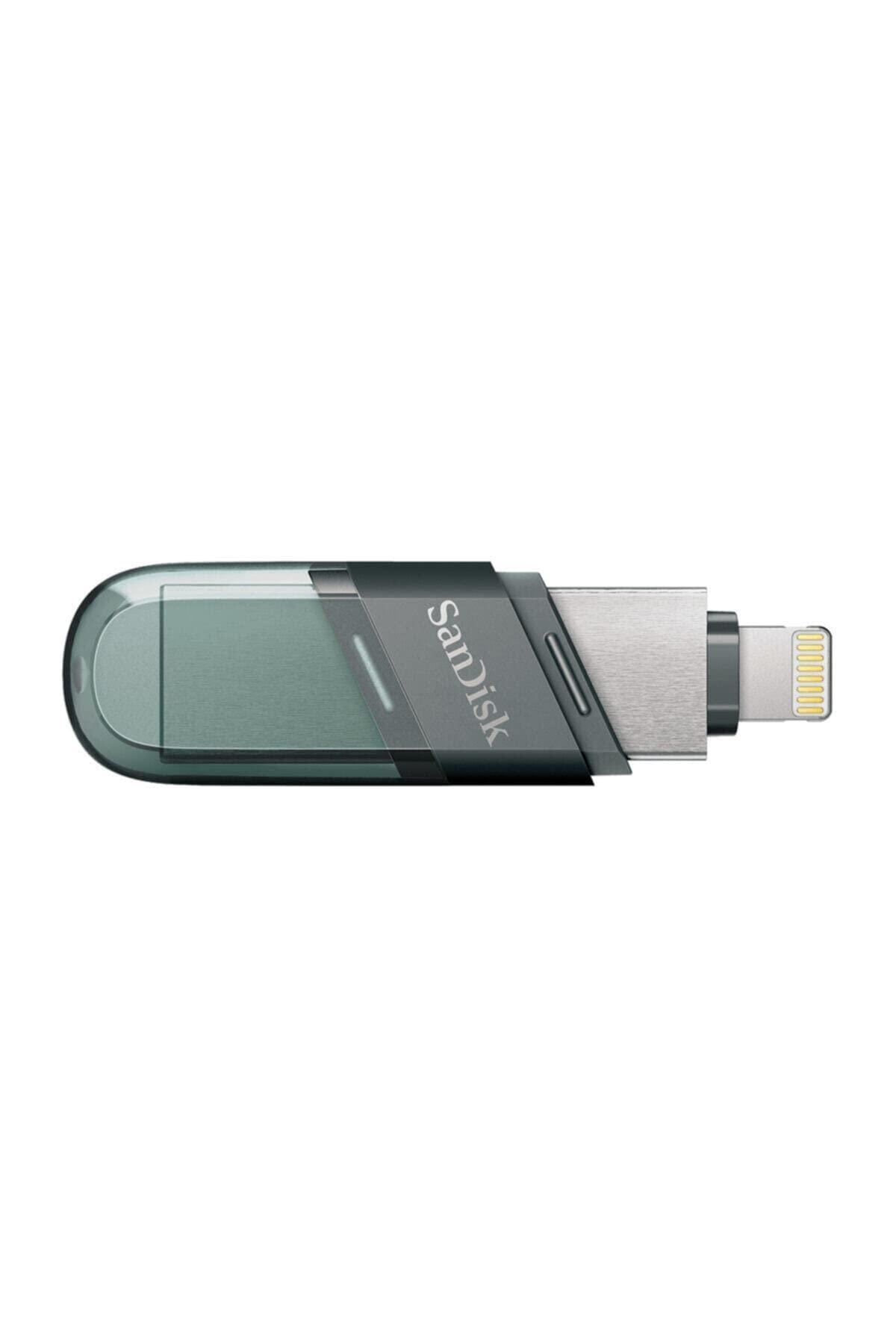 SanDisk iXpand USB 3.0 Flash Drive Flip 128GB for iOS and Windows, Metalic - Triveni World