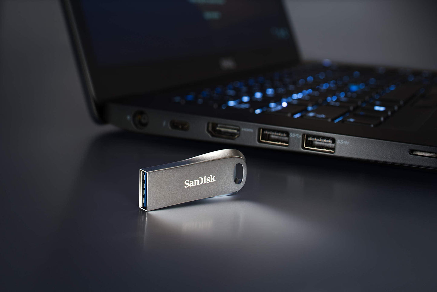 SanDisk Ultra Luxe USB 3.1 Flash Drive 64GB, Upto 150MB/s, All Metal, Metallic Silver - Triveni World