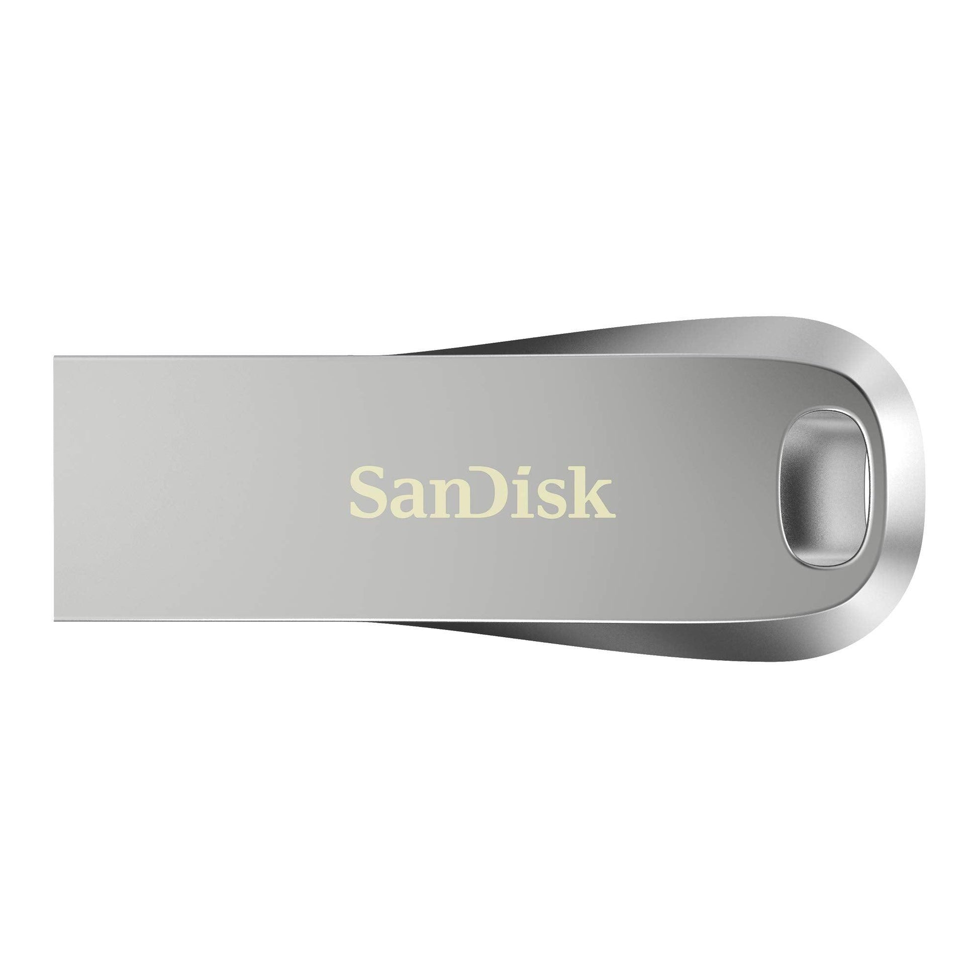 SanDisk Ultra Luxe USB 3.2 Flash Drive 256GB, Upto 400MB/s, All Metal, Metallic Silver - Triveni World