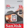 SanDisk Ultra SDXC UHS-I Card 64GB 120MB/s R, for DSLR Cameras, for Full HD Recording, 10Y Warranty - Triveni World