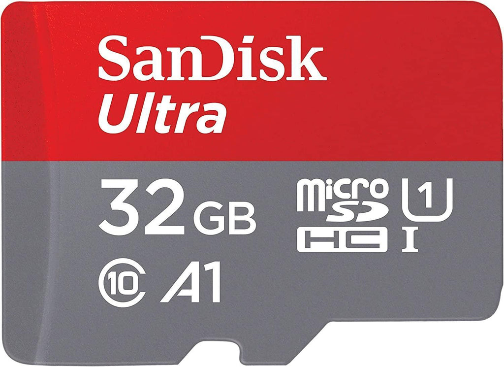 SanDisk Ultra UHS I 64GB SD Card 140MB/s for DSLR and Mirrorless Cameras, 10Y Warranty & Ultra microSD UHS-I Card 32GB, 120MB/s R - Triveni World