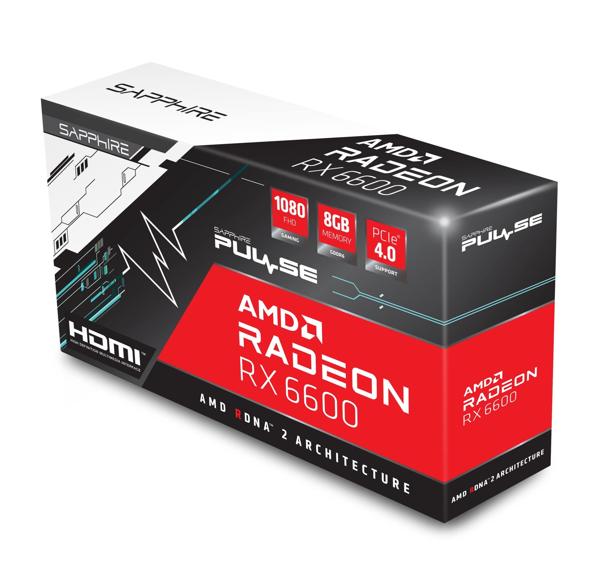 Sapphire Pulse AMD Radeon RX 6600 Graphic Card with 8 GB GDDR6, AMD RDNA 2, pci_e_x16 - Triveni World