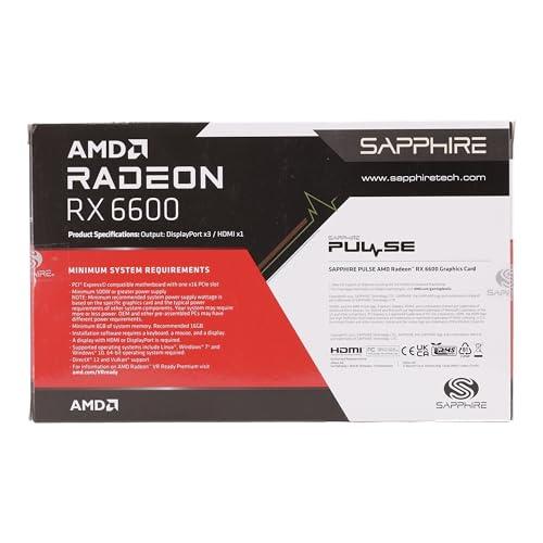 Sapphire Pulse AMD Radeon RX 6600 Graphic Card with 8 GB GDDR6, AMD RDNA 2, pci_e_x16 - Triveni World