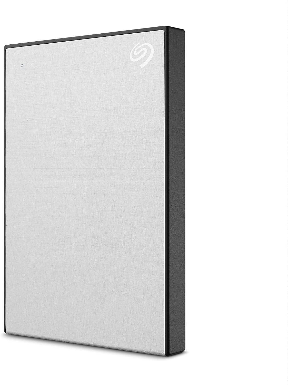 Seagate One Touch 1Tb External HDD with Password Protection Silver, for Windows and Mac, with 3 Yr Data Recovery Services, (Stky1000401), USB - Triveni World