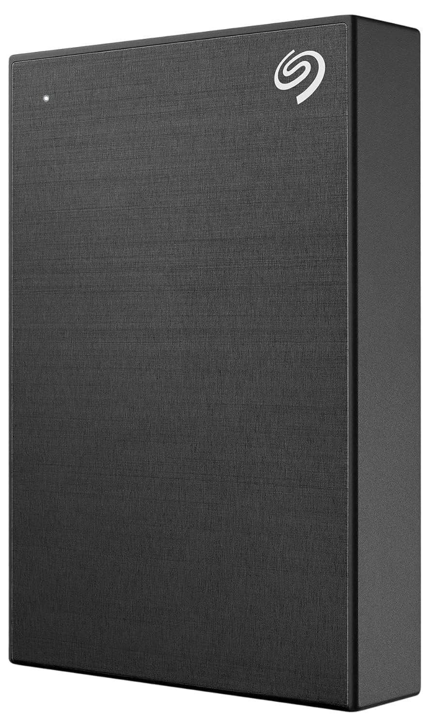 Seagate One Touch 4TB External HDD with Password Protection – Black, for Windows and Mac, with 3 yr Data Recovery Services, and 6 Months Mylio Create Plan and Dropbox Backup Plan (STKZ4000400) - Triveni World