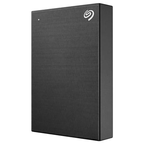 Seagate One Touch 5TB External HDD with Password Protection – Black, for Windows and Mac, with 3 yr Data Recovery Services, and 6 Months Mylio Create Plan and Dropbox Backup Plan (STKZ5000400) - Triveni World